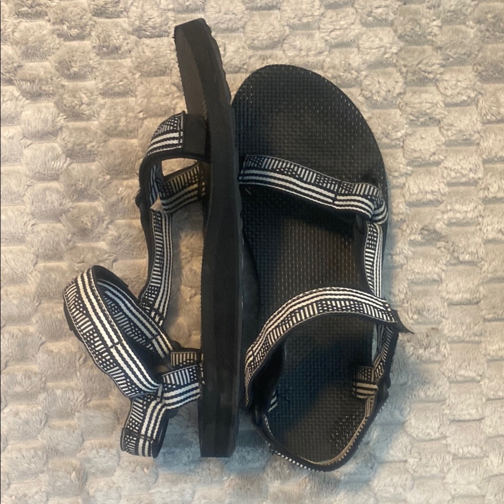 Teva Women's Black and White Sandals